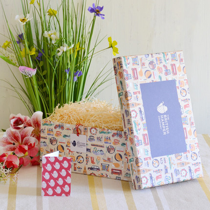 British Hamper - Beautiful gift packaging